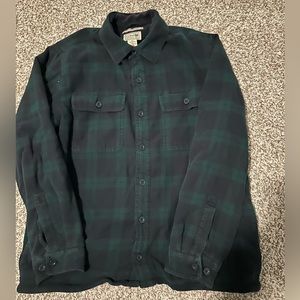 L.L. Bean Traditional Fit Fleece Lined Shacket/Jacket. Medium.